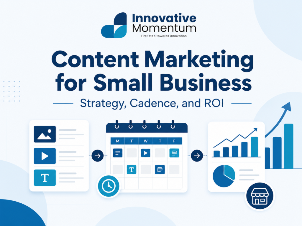 Content Marketing for Small Business: Strategy, Cadence, and ROI