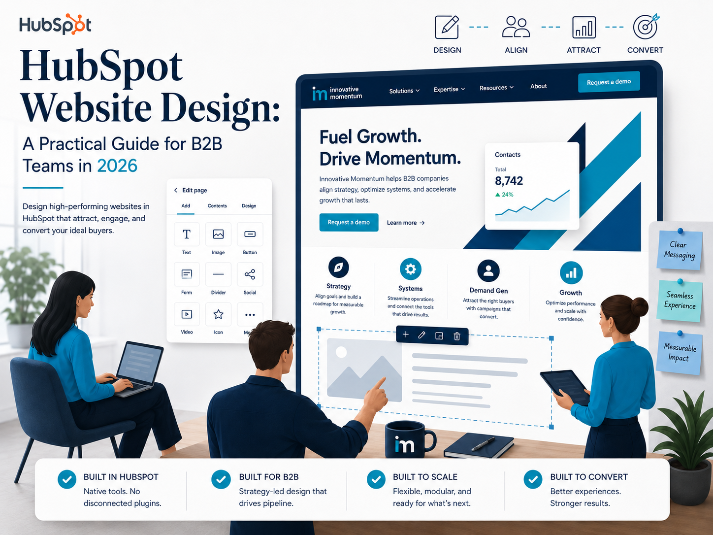 Hubspot website redesign