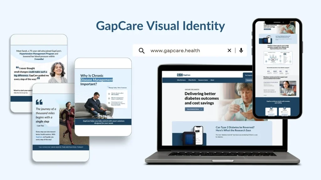 GapCare — website and device presentation