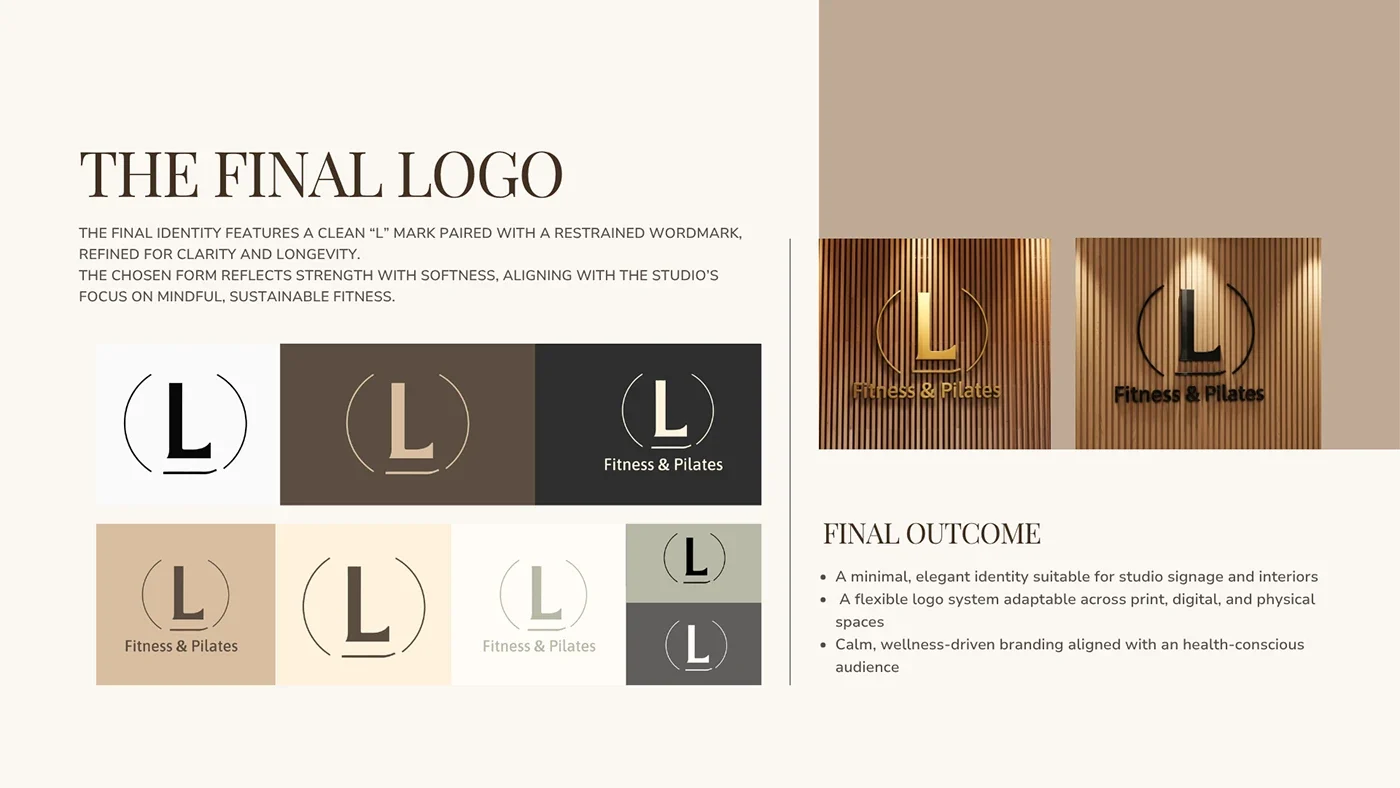 L Fitness & Pilates — final identity
