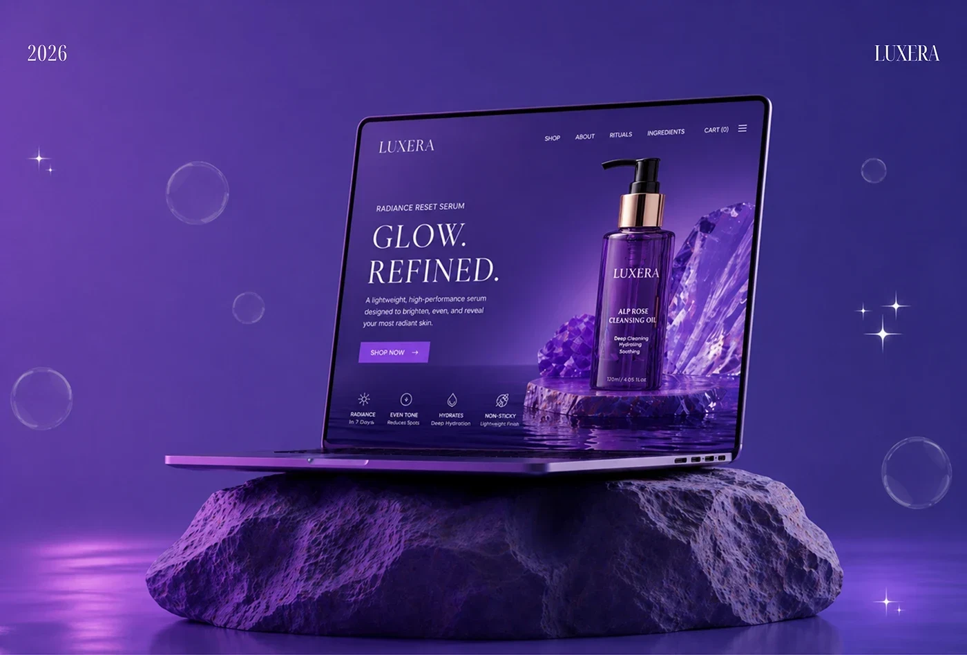 Luxera brand identity presentation 1